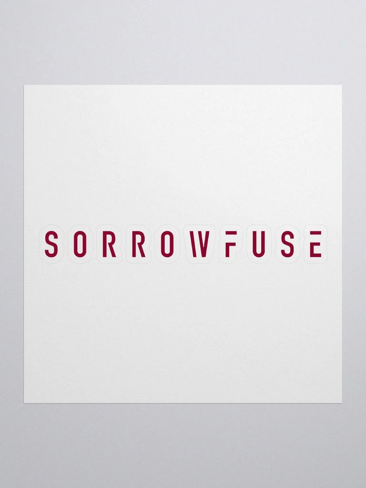 Sorrowfuse Text Logo Sticker product image (1)