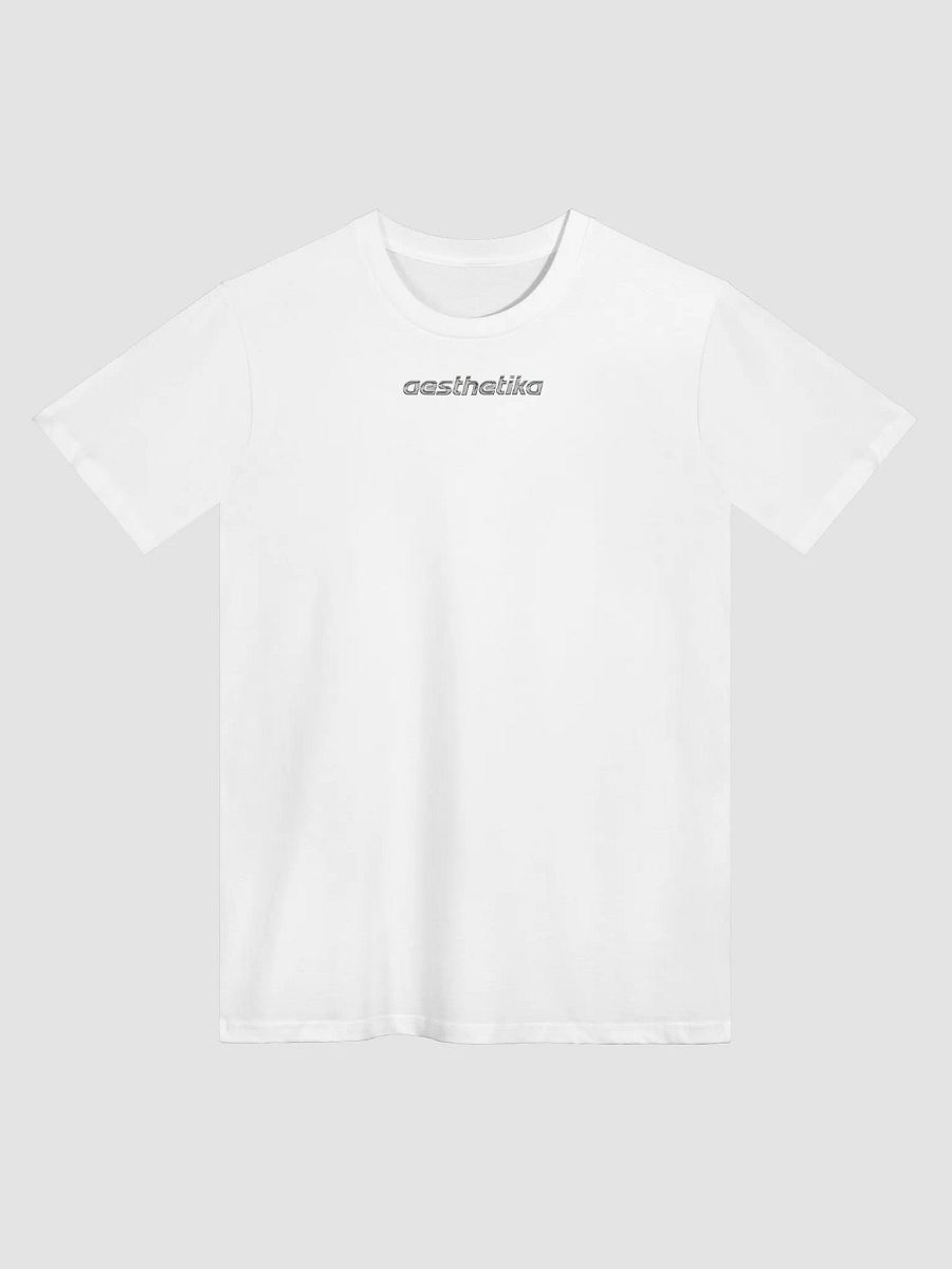 Reflective Chrome aesthetika Premium White Shirt product image (1)