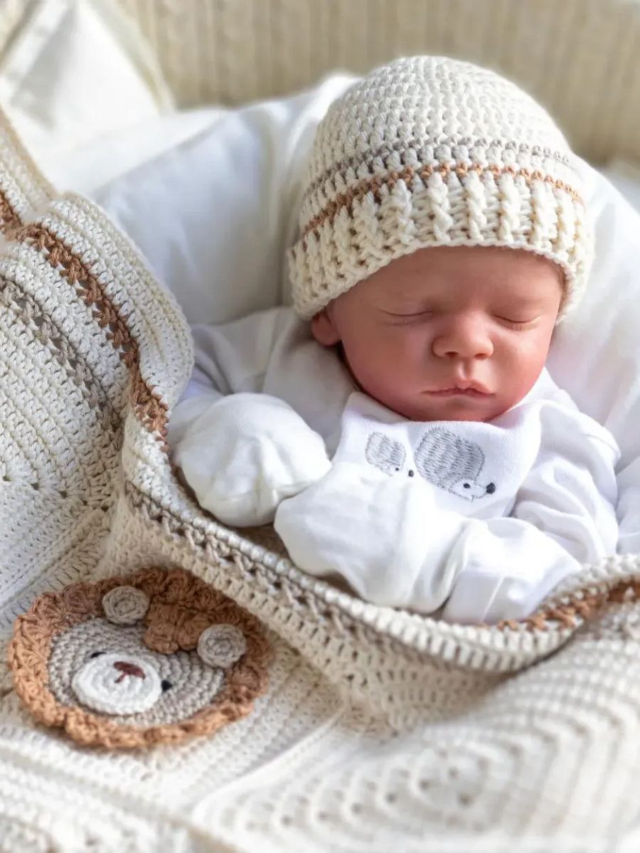 Crochet Pattern: Lion Baby Blanket product image (9)