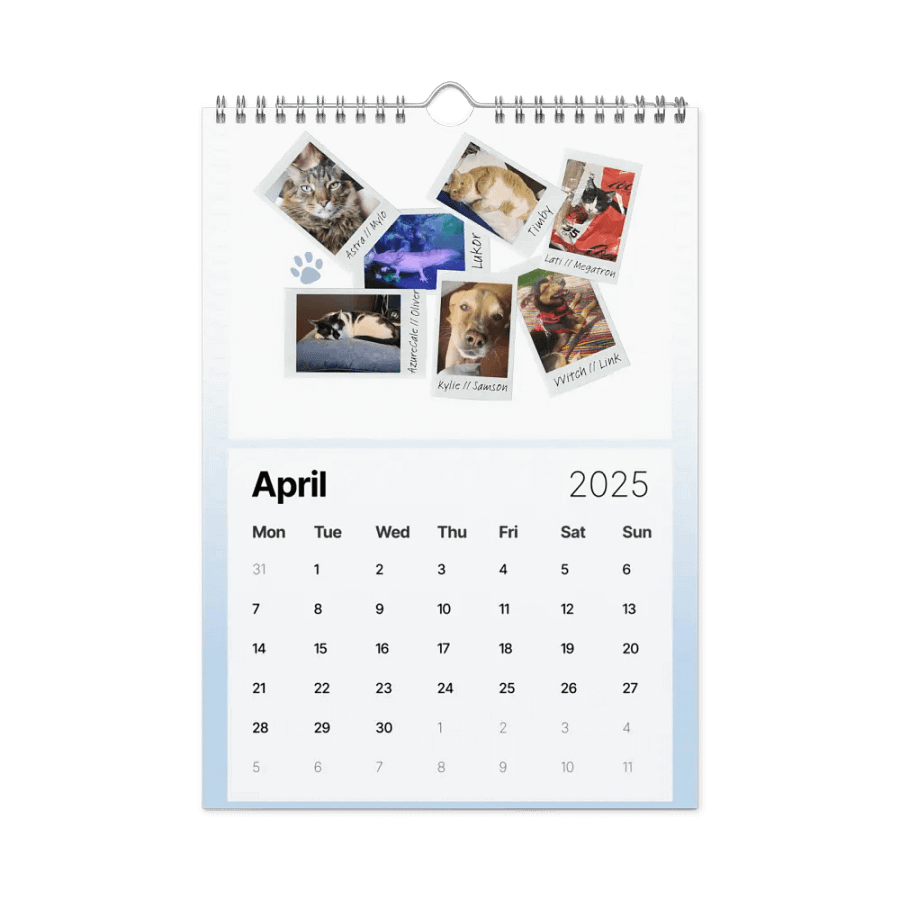 2025 EG Pet Calendar product image (5)