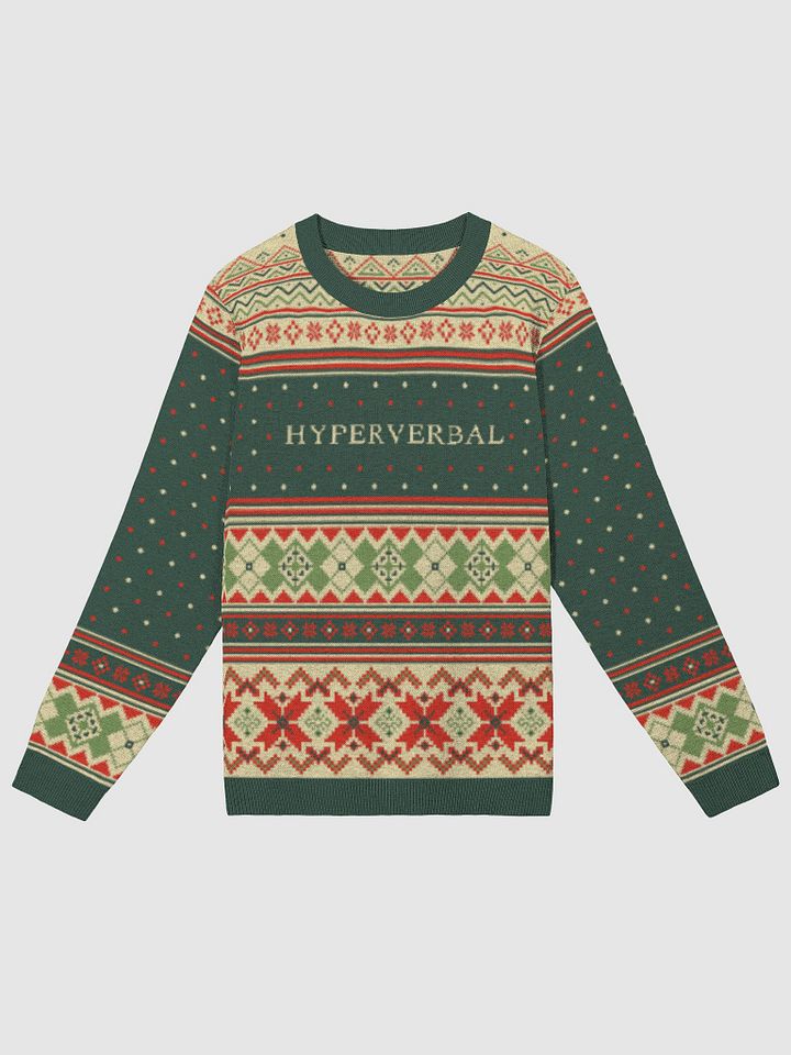hyperverbal (holiday sweater 5) knitwear classic crewneck product image (1)