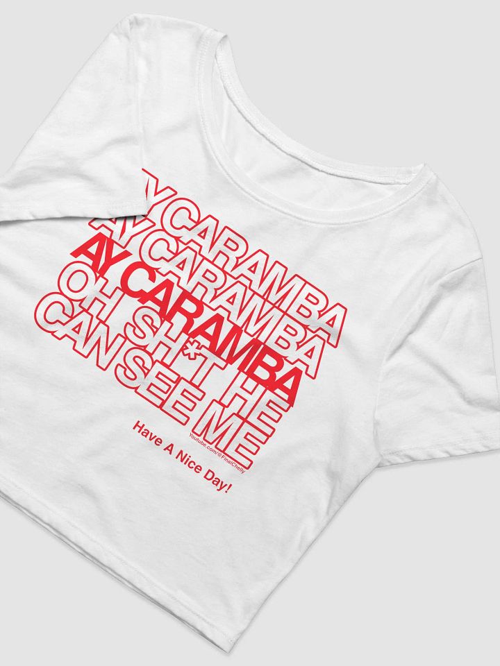 Ay Caramba Womens Printed Crop Top product image (2)