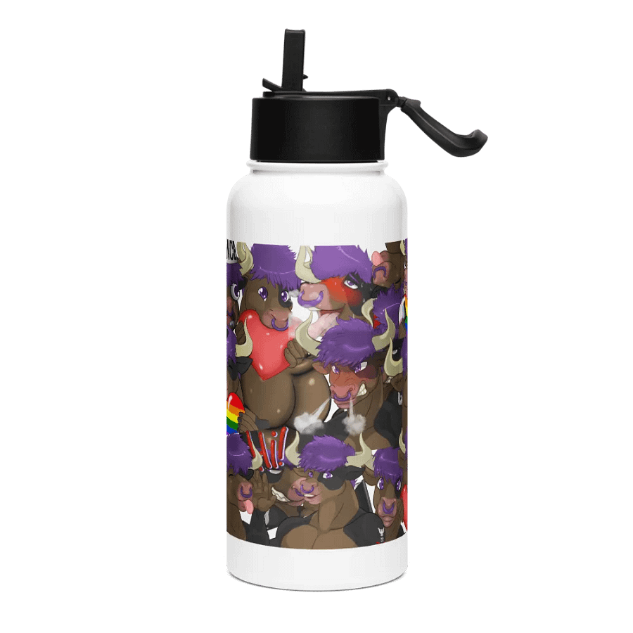 Yuuma Emote Collage SS Water Bottle product image (3)