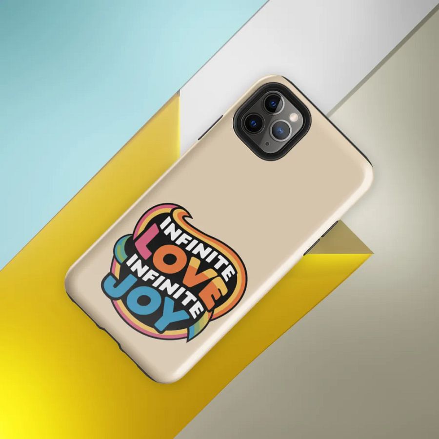 Infinite Love Infinite Joy Tough Case for Iphone (Champagne) product image (8)