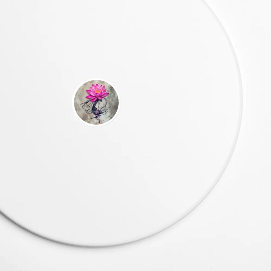 Digital Lotus Bloom Magnets product image (5)