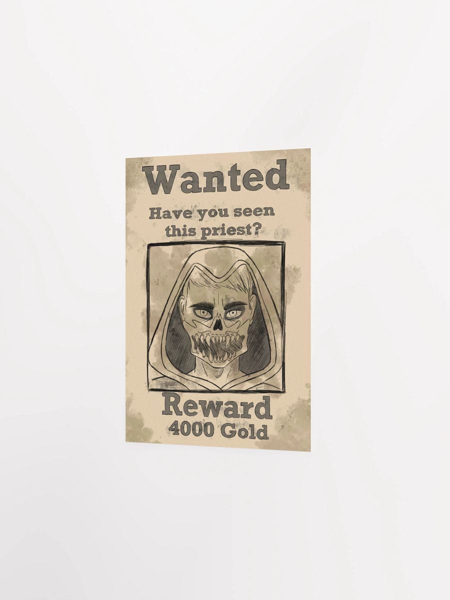 WANTED: Raz the Priest – Dragon Vault Reward Poster product image (8)