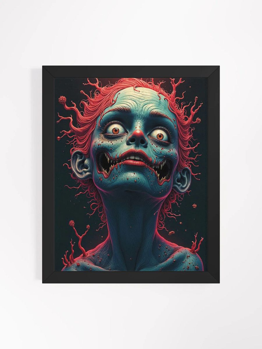 Grotesque Grin Framed Print product image (1)