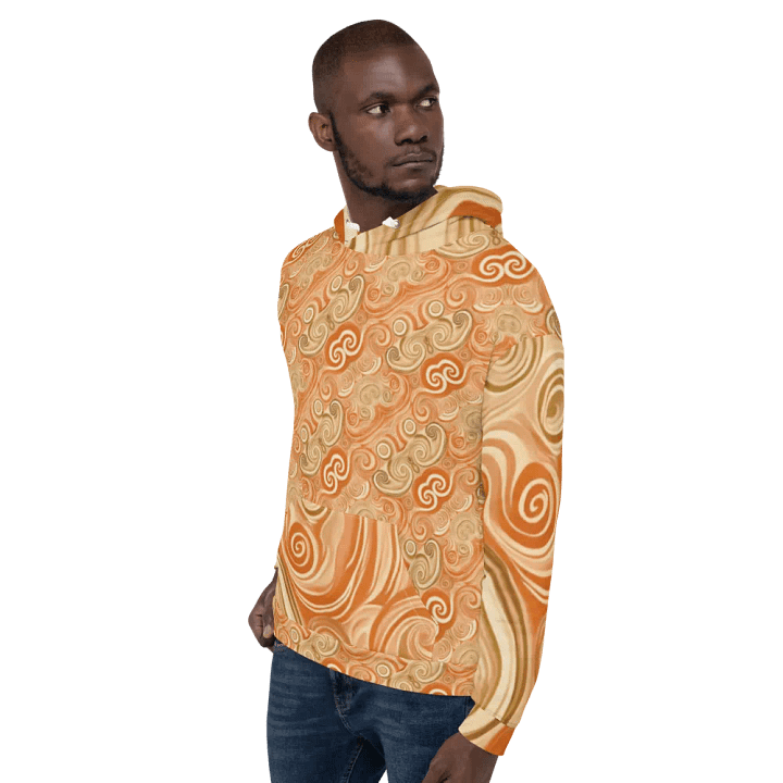 Funky Latte Liquid Tie-Dye Hoodie product image (2)