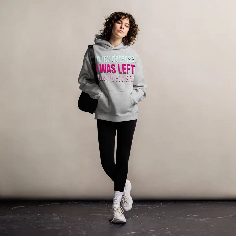 Unsupervised Glitch Oversized Hoodie product image (8)