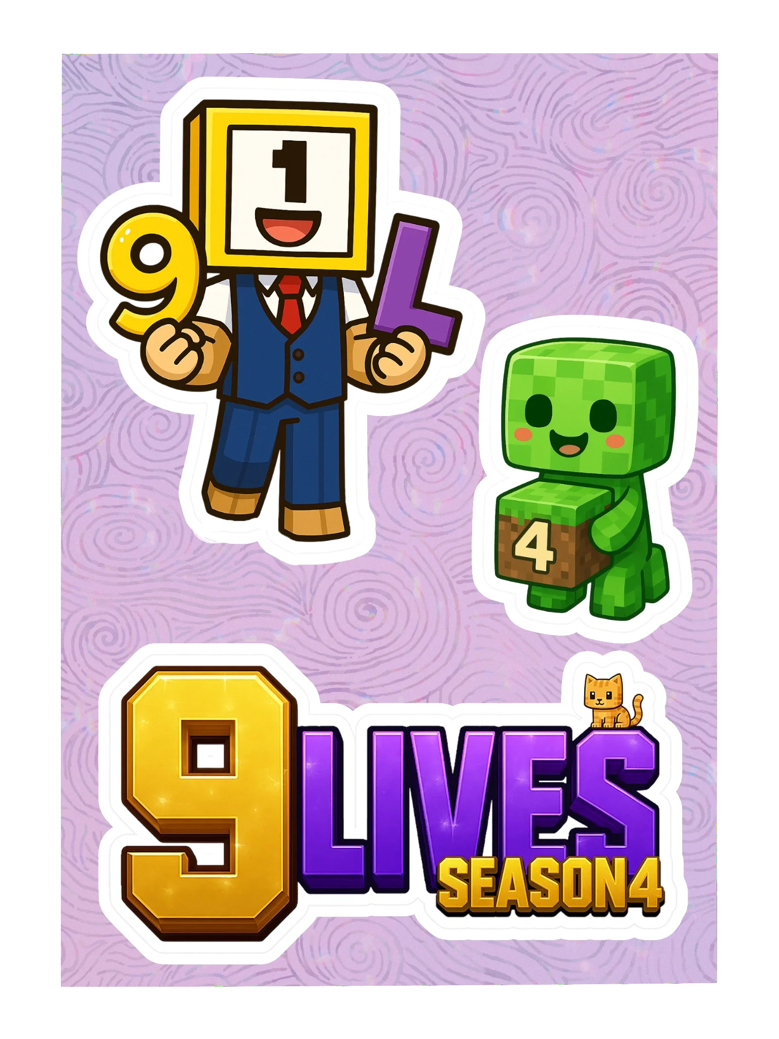 9LS4 RUprime Sticker Sheet product image (1)