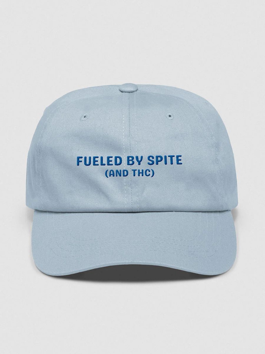 FUELED BY SPITE (royal thread) embroidered classic dad hat product image (9)