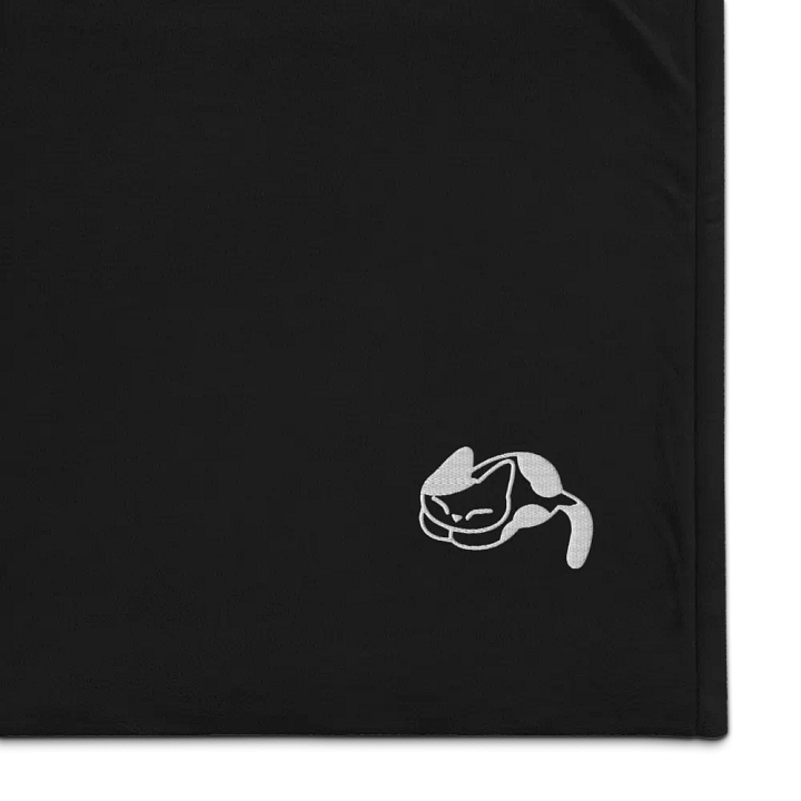 Sleeping Kitty Premium Sherpa Blanket product image (1)