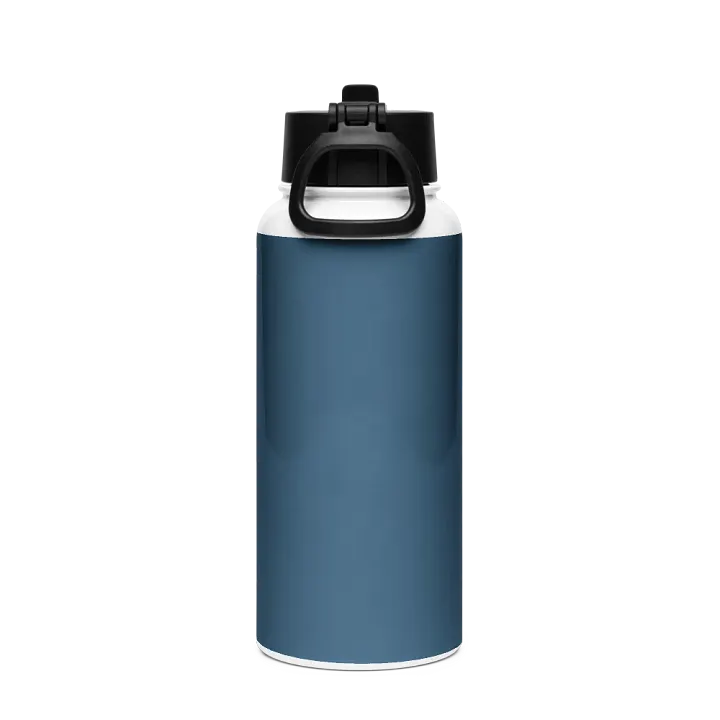The Power Stainless Steel Water Bottle with a Straw Lid product image (2)