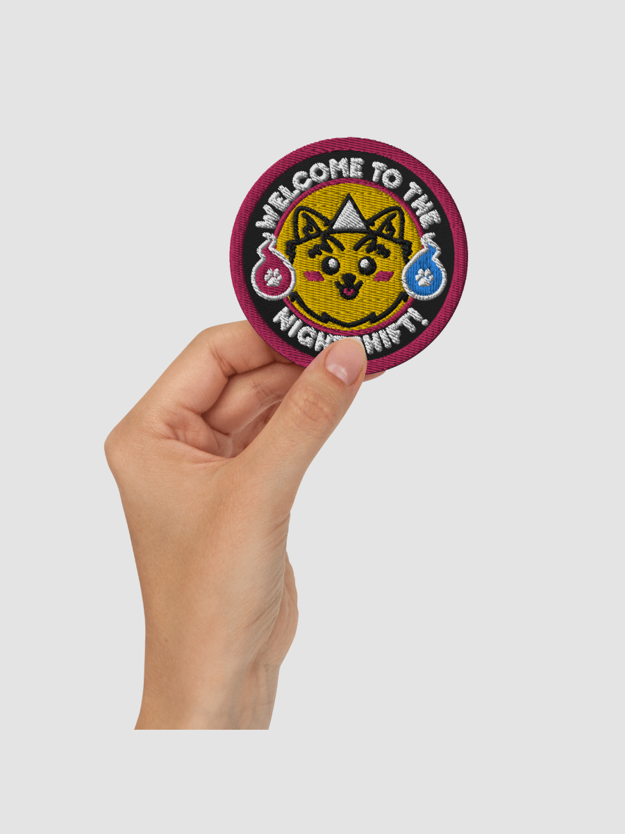 Welcome to the Night Shift! Embroidered Patch product image (2)