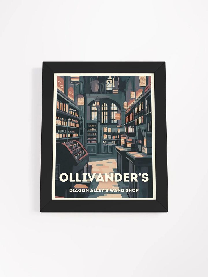 Ollivanders Wand Shop Vintage Travel Poster product image (1)