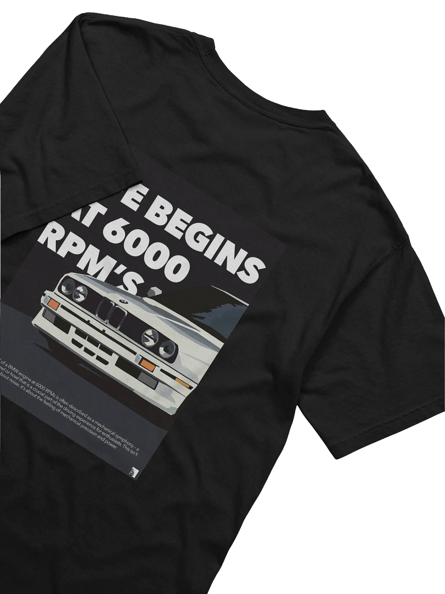 6000 RPM's Car Front-End Illustration T-Shirt product image (4)