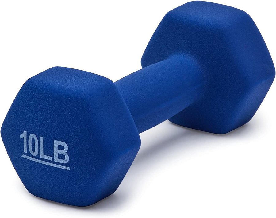 Workout Dumbbell Hand Weight Neoprene Coated Hexagon product image (4)