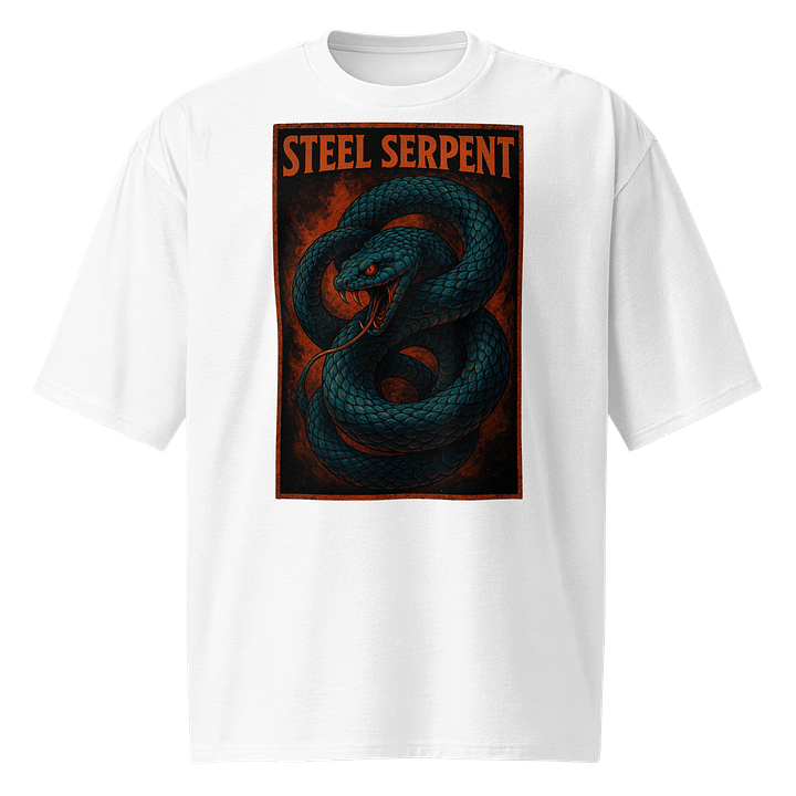 Steel Serpent Oversized Heavyweight Tee product image (1)