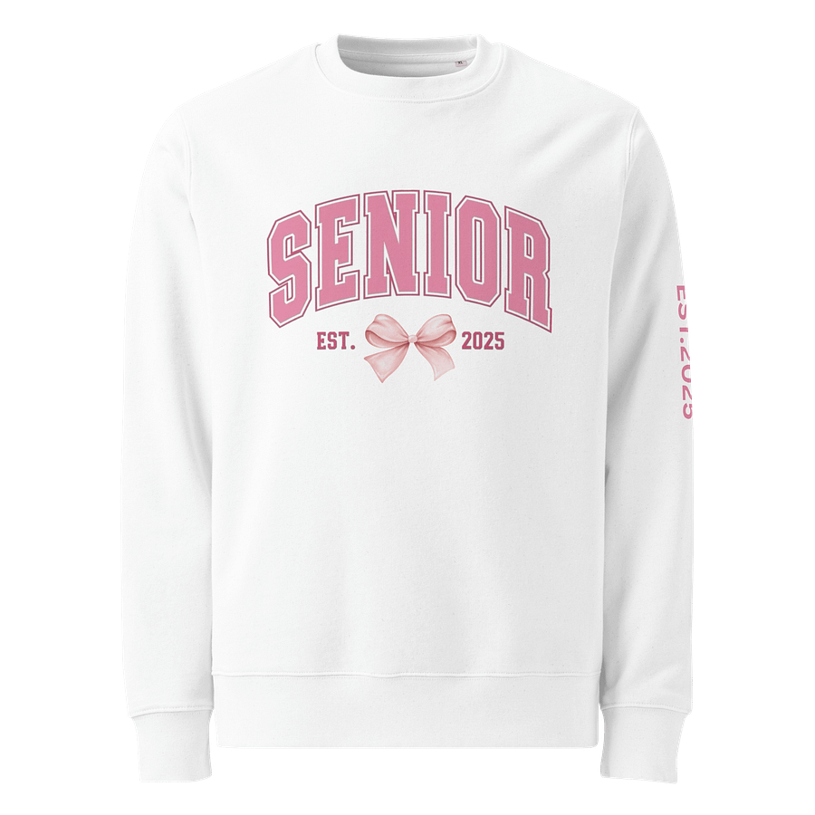 Senior Class 2025 Pink Bow Sweatshirt product image (1)