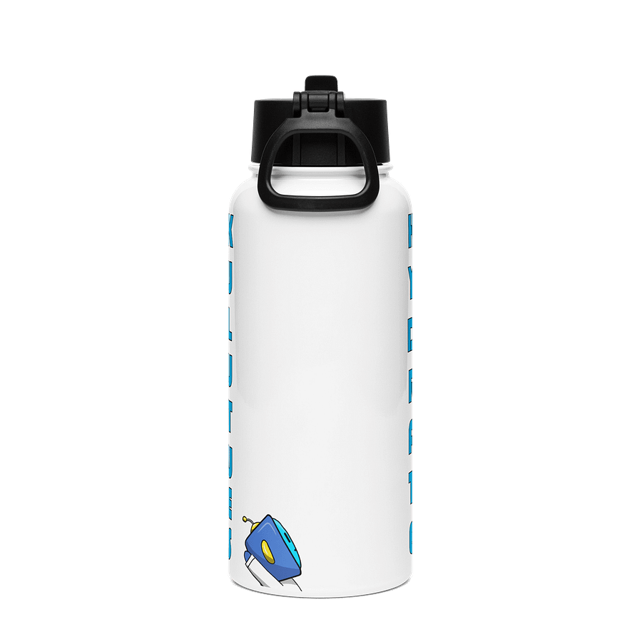 Hydrate! KuluHeart Steel Water Bottle w/ Straw Lid product image (2)