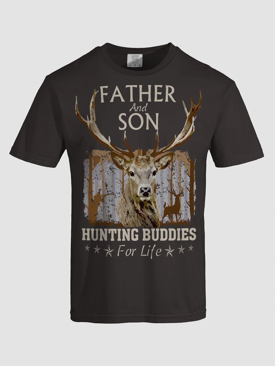 Father and Son Hunting Buddies for Life T-Shirt product image (5)