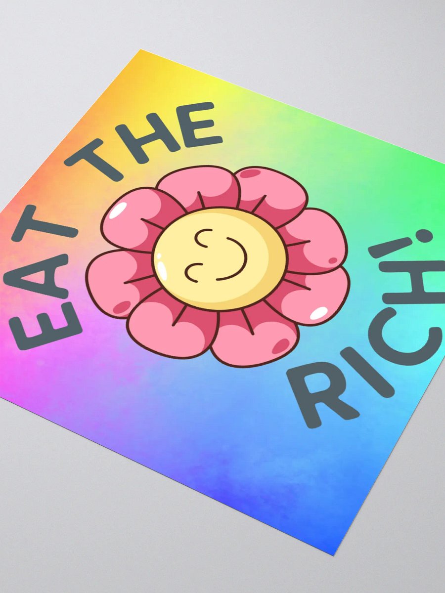 EAT THE RICH Sticker product image (3)