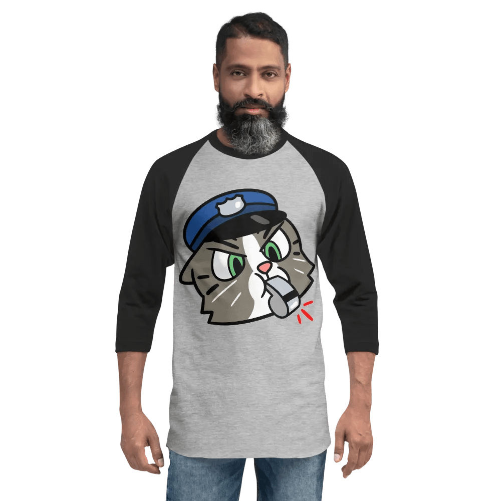 Officer Kitty Cat Raglan product image (16)