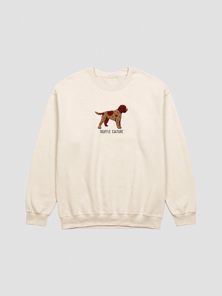 Truffle Culture Sweatshirt (Embroidered) of a Lagotto Romagnolo(Liver Roan) product image (16)