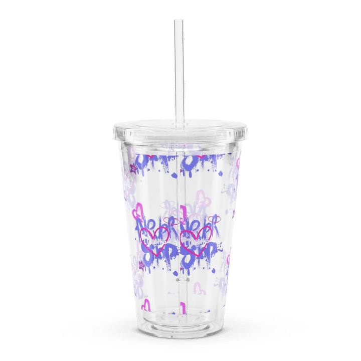 Never Stop Loving Clear Tumbler product image (2)