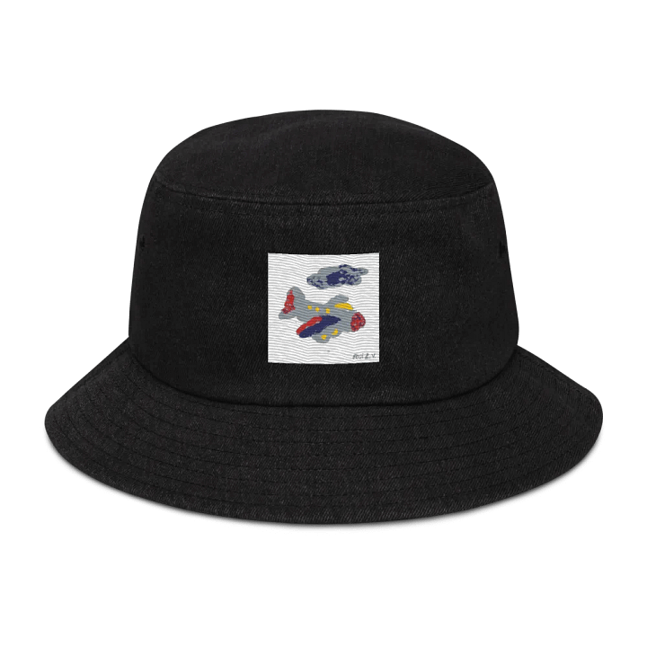 Kid Airplane (Capstone Denim Bucket Hat) product image (1)