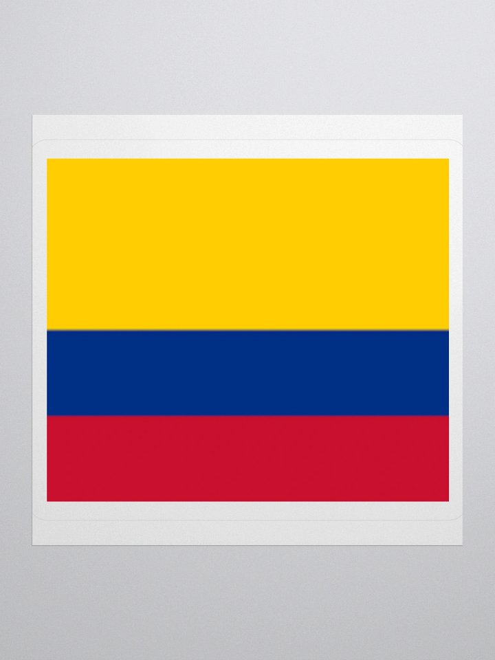 Colombia Flag Sticker | Yellow Blue Red Design | Durable Vinyl | 3 Sizes product image (3)