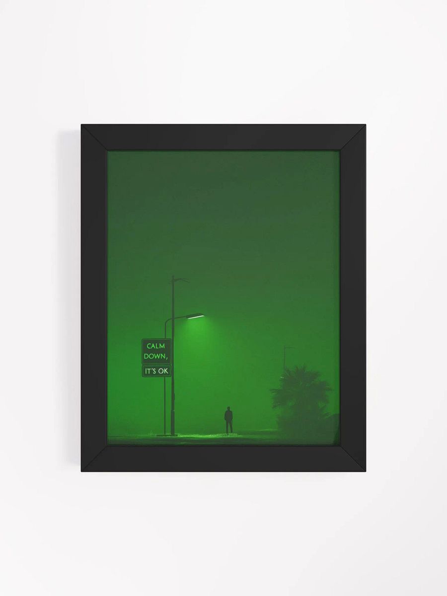 "Slowly becoming a memory" Framed Poster product image (4)