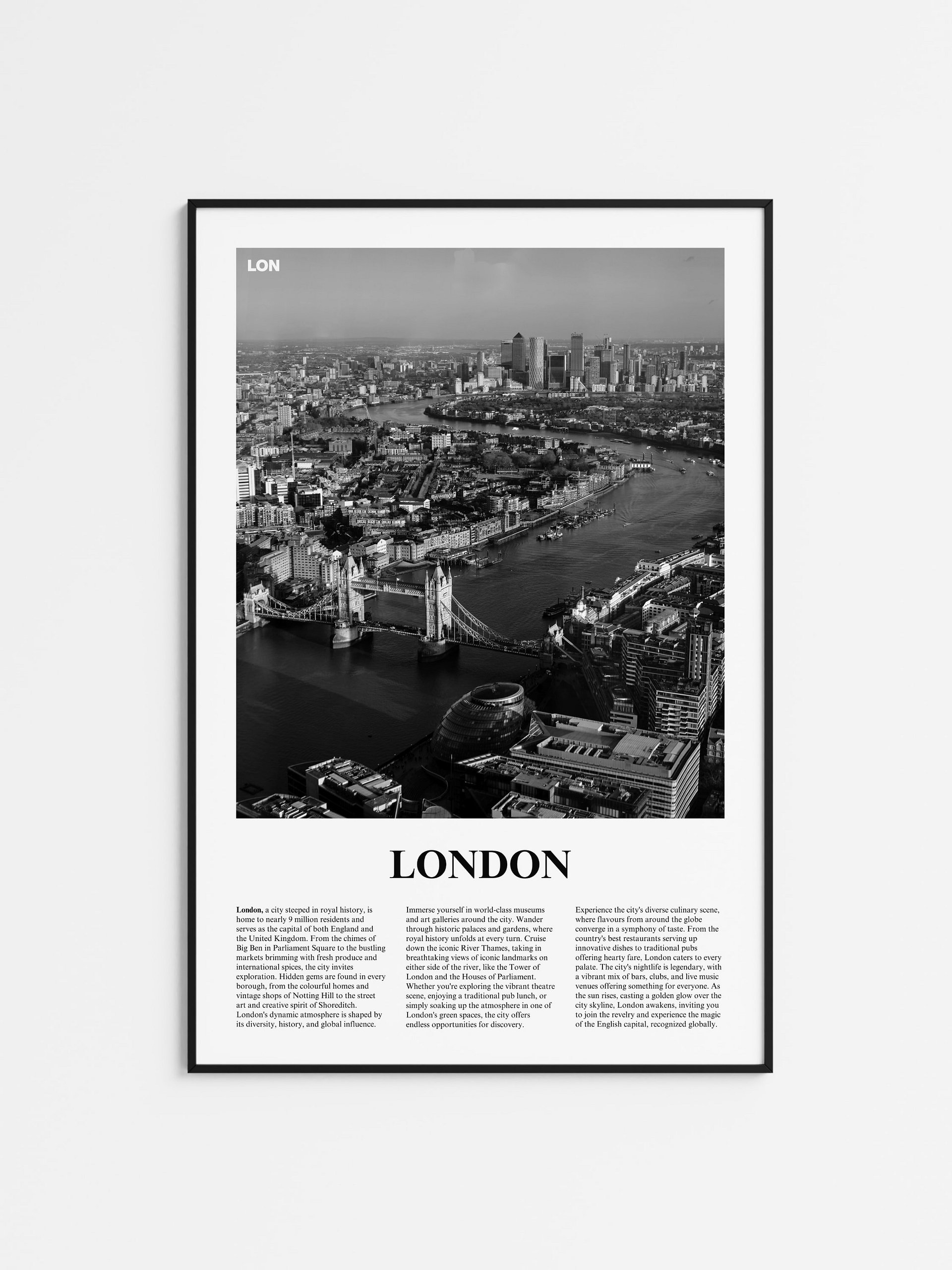 London 02 Newspaper Poster product image (1)