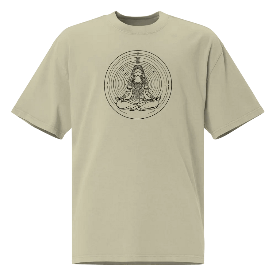 [Meditation 2 - Black] Oversized T-Shirt product image (2)