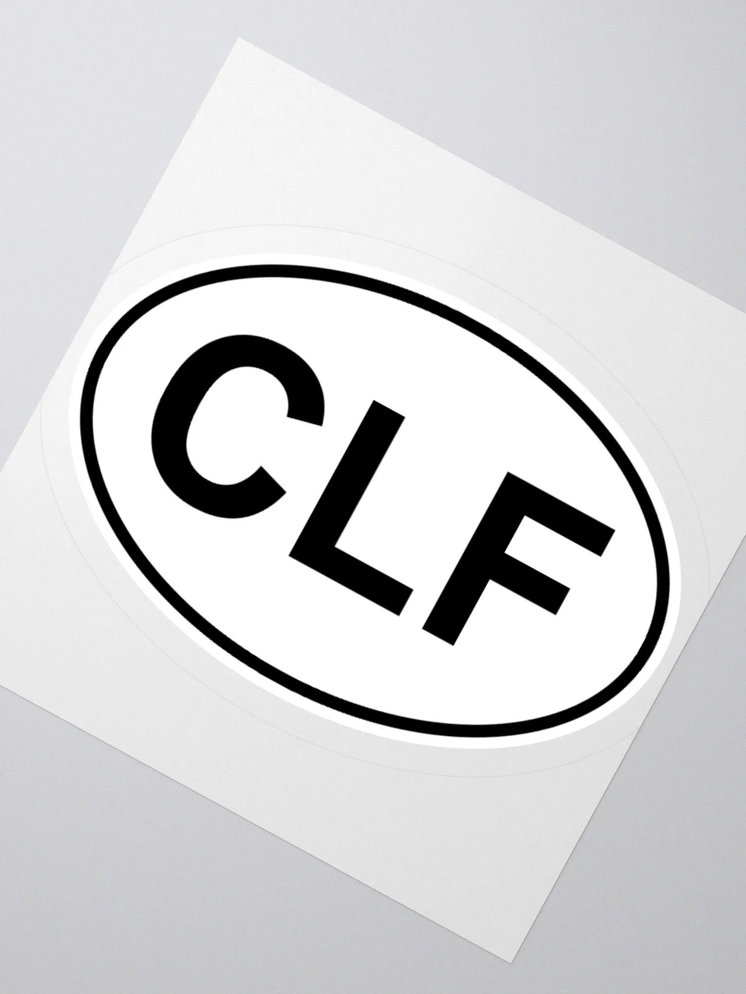 CLF Oval Sticker product image (2)
