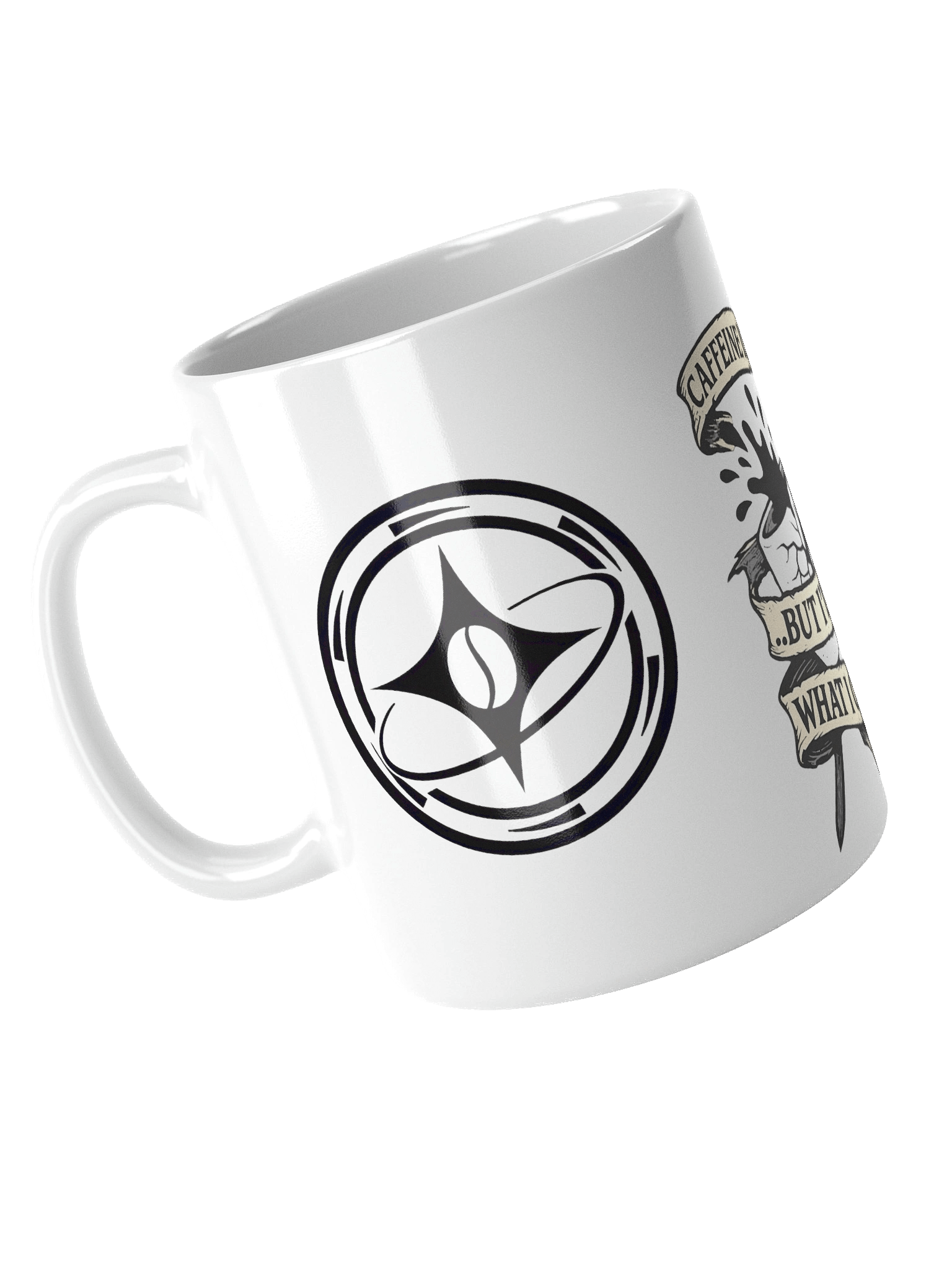 Caffeine is gone Mug... White product image (4)