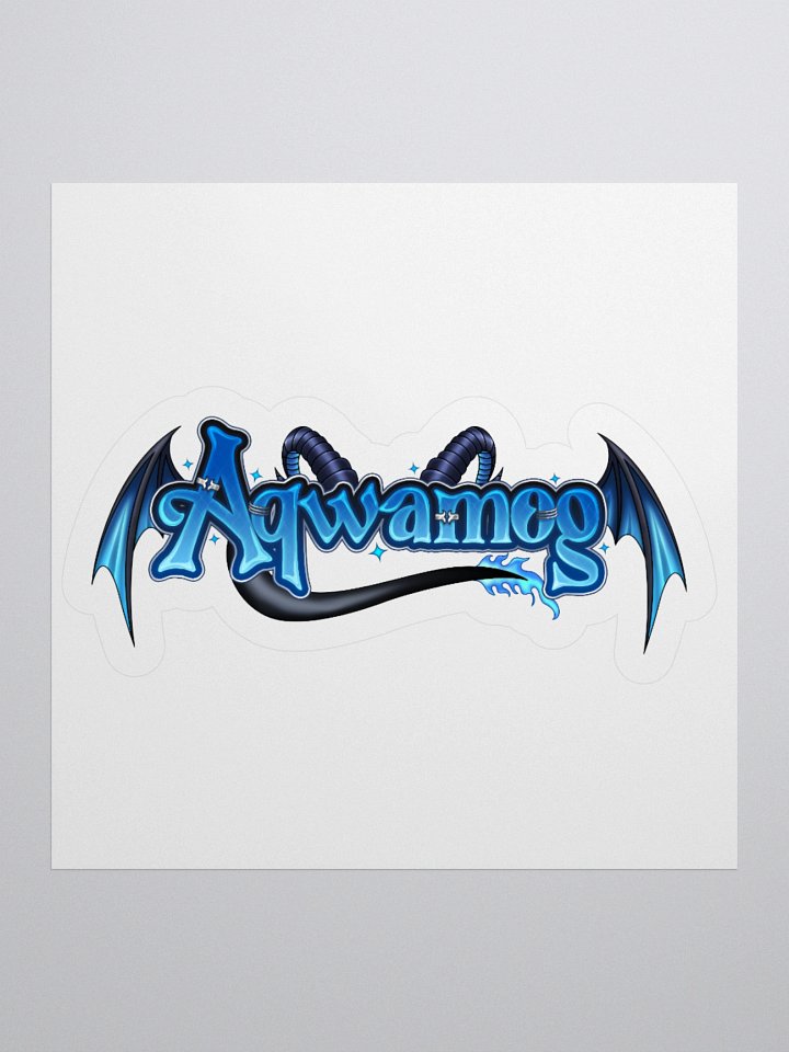 Aqwamog Logo Sticker product image (1)