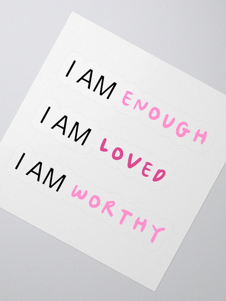 I am loved sticker product image (5)