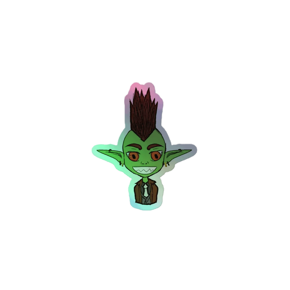 Bazkizz Cartoon Holographic Sticker product image (1)