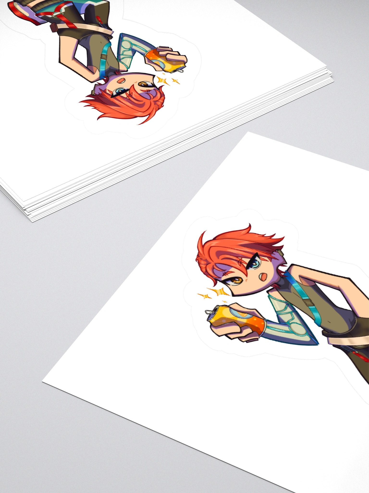 Atlas Chibi Die-Cut sticker product image (10)