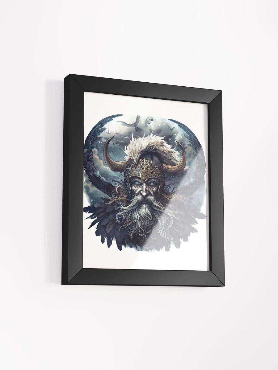 Odin - The Allfather of Norse Gods Framed High-Quality Matte Poster product image (8)