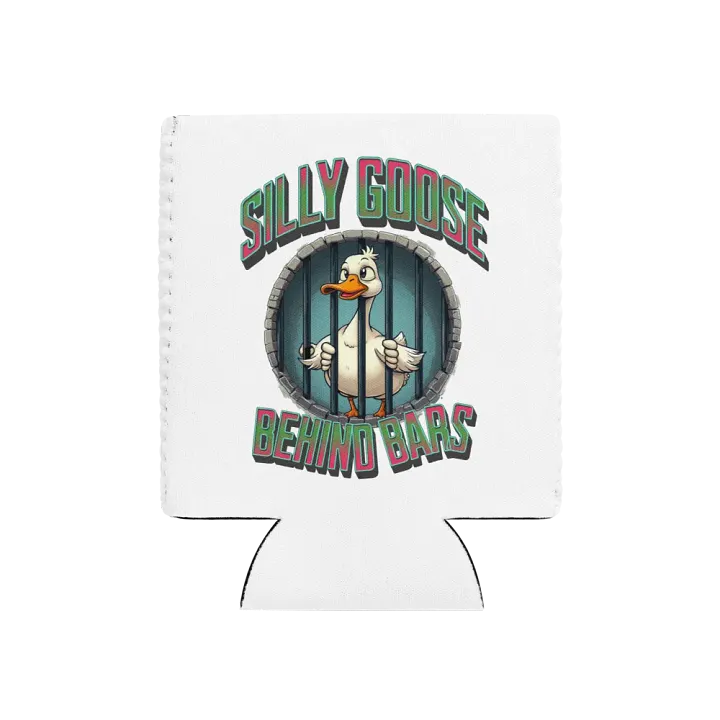 Silly Goose Behind Bars Can Cooler product image (1)