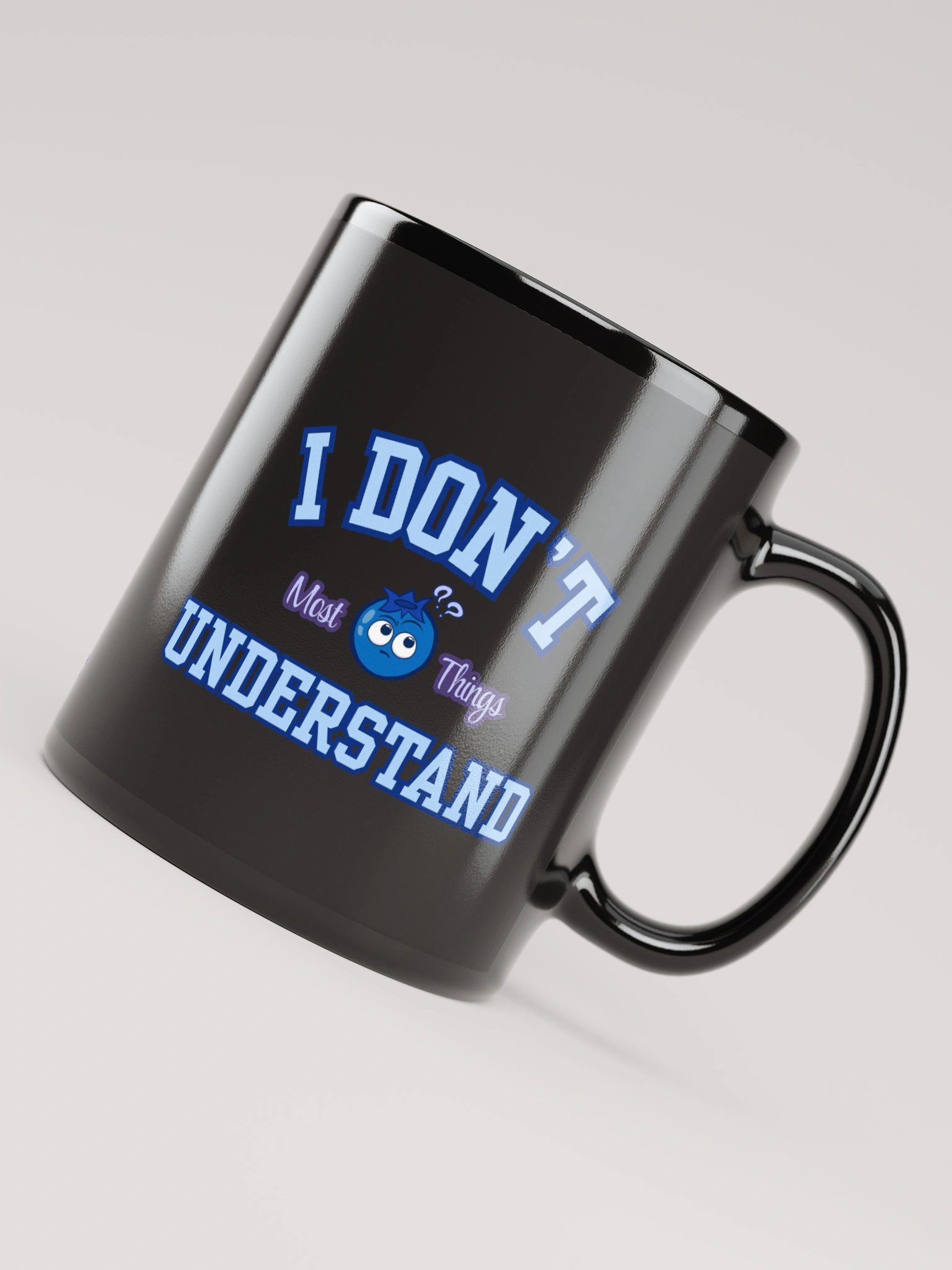 "I Don't Understand" Solid Mug - BLACK product image (7)