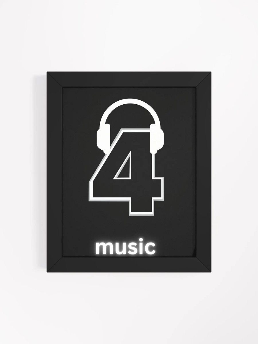 Melodic Number 4 Framed Poster product image (40)