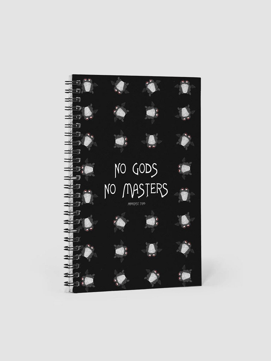 No Gods No Masters pattern Notebook product image (1)