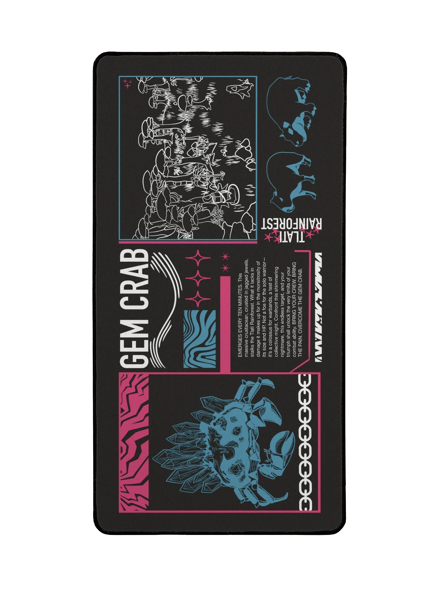 Gem Crab Desk Mat product image (2)