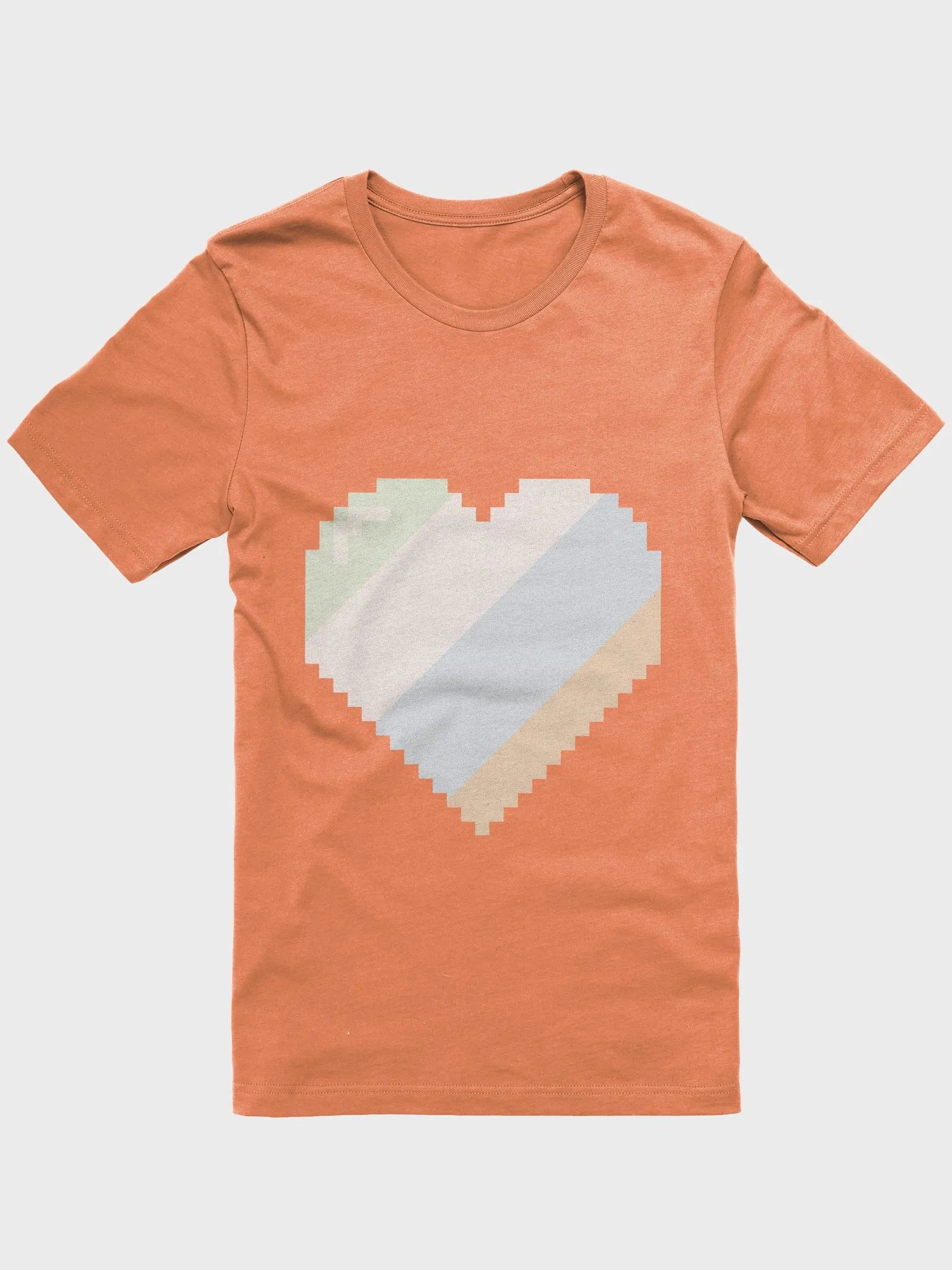 Unlabeled heart T-shirt product image (2)