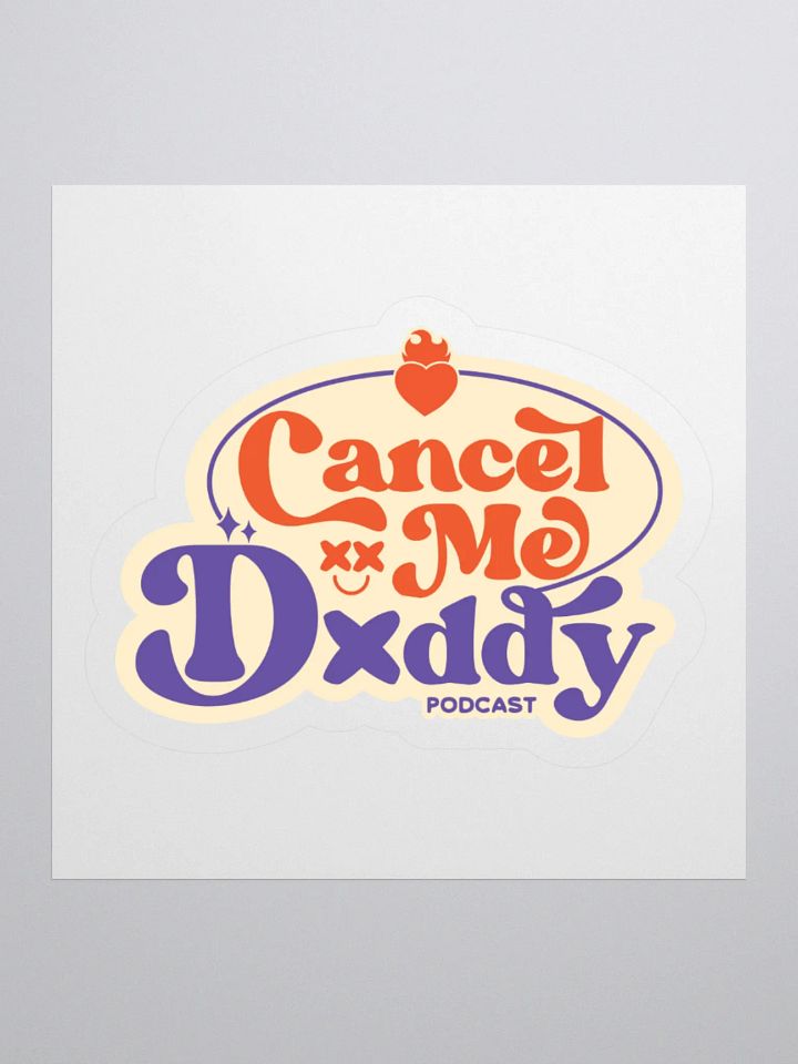 Cancel Me, Daddy logo sticker product image (1)