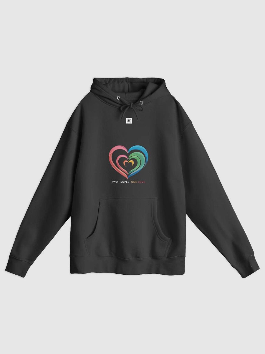 Two People One Love Rainbow Unisex Hoodie product image (1)