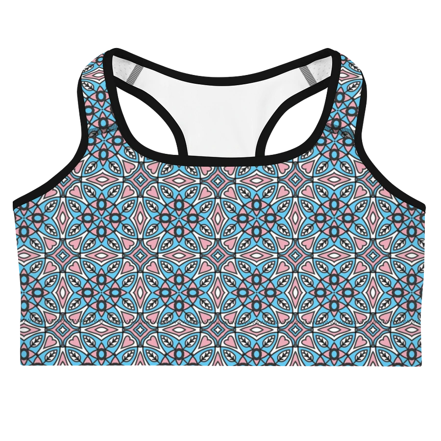 Trans Abstract (1) - Sports Bra product image (3)